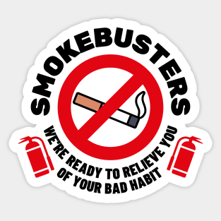 Smokebusters No Smoking Sign Logo Sticker